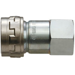 SMC Structural Steel Female Pneumatic Quick Connect Coupling, Rc 1/4 Female Threaded