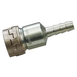 SMC Structural Steel Male Pneumatic Quick Connect Coupling, 9mm Hose Barb