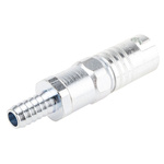 RS PRO Steel Male Pneumatic Quick Connect Coupling, G 3/8 Male 9.5mm Hose Barb