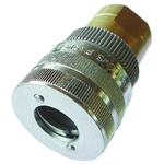 Parker Aluminium Female Pneumatic Quick Connect Coupling, G 3/8 Female Threaded