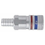 CEJN Brass, Steel Pneumatic Quick Connect Coupling, 13mm Hose Barb