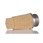 Legris 0670 Sintered Bronze 12bar Pneumatic Silencer, Threaded, G 1/8 Male