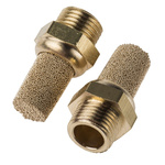 Festo AMTE Brass, Bronze 10bar Pneumatic Silencer, Threaded, G 1/8 Male