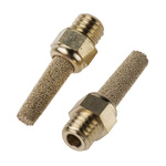 Festo AMTE Brass, Bronze 10bar Pneumatic Silencer, Threaded, M5 Male