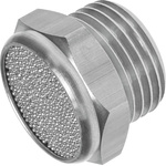 Festo AMTE-M-H Brass, Bronze 10bar Pneumatic Silencer, Threaded, G 1/4 Male