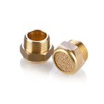 Festo AMTE-M-H Brass, Bronze 10bar Pneumatic Silencer, Threaded, G 3/8 Male