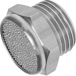 Festo AMTE-M-H Brass, Bronze 10bar Pneumatic Silencer, Threaded, G 1/2 Male