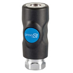 PREVOST Composite Body Female Safety Quick Connect Coupling, G 1/2 Female Threaded