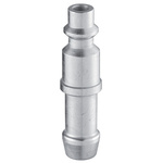 PREVOST Treated Steel Plug for Pneumatic Quick Connect Coupling, 6mm Hose Barb