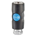 PREVOST Composite Body Female Safety Quick Connect Coupling, G 1/4 Female Threaded