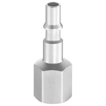 PREVOST Treated Steel Female Plug for Pneumatic Quick Connect Coupling, G 3/8 Female Threaded