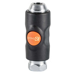 PREVOST Composite Body Female Safety Quick Connect Coupling, G 1/4 Female Threaded