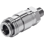 Festo Brass Male Pneumatic Quick Connect Coupling, M5 Male