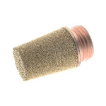 RS PRO Brass 10bar Pneumatic Silencer, Threaded, G 1/2 Male
