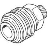 Festo Brass Female Pneumatic Quick Connect Coupling, G 3/8 Male Threaded