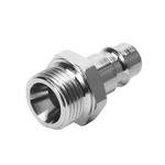 Festo Brass Male Pneumatic Quick Connect Coupling, G 1/4 Male Threaded
