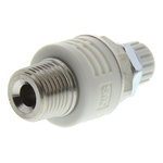 SMC ASN2 Brass 1.5MPa Pneumatic Silencer, Threaded, R 1/8 Male