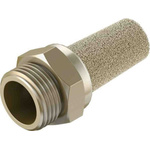 Festo AMTE Brass, Bronze 10bar Pneumatic Silencer, Threaded, NPT 3/8 Male