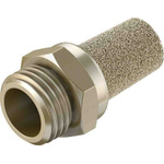 Festo AMTE Brass, Bronze 10bar Pneumatic Silencer, Threaded, NPT 1/4 Male