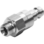 Festo Male Pneumatic Quick Connect Coupling, Threaded