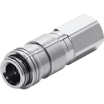 Festo Brass Female Pneumatic Quick Connect Coupling, M5 5mm Threaded