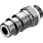 Festo Steel Male Pneumatic Quick Connect Coupling, G 1/8 1/8in Threaded