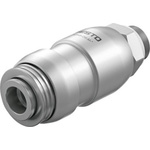 Festo Male Pneumatic Quick Connect Coupling, 3/8in Threaded