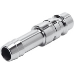 Festo Steel Pneumatic Quick Connect Coupling, 9mm Hose Barb