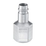 PREVOST Treated Steel Female Plug for Pneumatic Quick Connect Coupling, G 1/2 Female Threaded