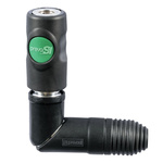 PREVOST Composite Body Female Safety Swivel Quick Connect Coupling, G 3/8 Female Threaded