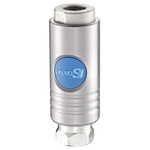 PREVOST Stainless Steel Female Safety Quick Connect Coupling, G 3/8 Female Threaded