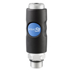 PREVOST Composite Body Male Safety Quick Connect Coupling, G 3/4 Male Threaded