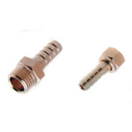 SAM Stainless Steel Male Pneumatic Quick Connect Coupling, Uni 1/4 Male 6mm Threaded