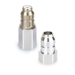 SMC Stainless Steel Male Pneumatic Quick Connect Coupling, Rc 3/8 Male R 3/8in Hose Barb
