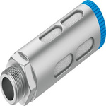 Festo GRU Die Cast Aluminium 10bar Pneumatic Silencer, Threaded, G 3/8 Male