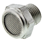 Legris 0682 Stainless Steel 12bar Pneumatic Silencer, Threaded, G 1/8 Male