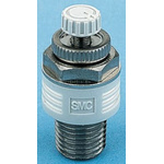 SMC ASN2 Brass 1.5MPa Pneumatic Silencer, Threaded, R 3/8 Male