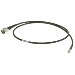Radiall Male N Type to Male SMA Coaxial Cable, 500mm, RG223 Coaxial, Terminated