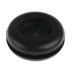 Richco Black PVC 16mm Round Cable Grommet for Maximum of 12.5 mm Cable Dia.