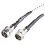 Radiall Male N Type to Male N Type Coaxial Cable, 1.2m, Terminated