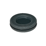 SES Sterling Black Polychloroprene 32mm Round Cable Grommet for Maximum of 25 mm Cable Dia.