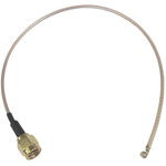 RF Solutions Female U.FL to Male SMA Coaxial Cable, 250mm, RG178 Coaxial, Terminated