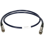 Huber+Suhner ST18A Series Male N Type to Male N Type Coaxial Cable, 1.5m, RF Coaxial, Terminated