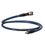 Huber+Suhner TL-8A Series Male N Type to Male SMA Coaxial Cable, 3m, Terminated