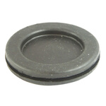 SES Sterling Black Polychloroprene 60mm Round Cable Grommet for Maximum of 48 mm Cable Dia.