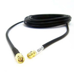 Siretta ASM Series Male SMA to Female SMA Coaxial Cable, 3m, LLC200A Coaxial, Terminated