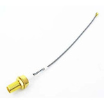 Siretta ASM Series Male U.FL to Female SMA Coaxial Cable, 100mm, Terminated