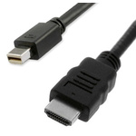 RS PRO Mini Display Port to HDMI Cable, Male to Male - 4.5m