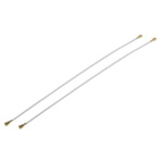 Hirose X.FL Series Male X.FL to Male X.FL Coaxial Cable, 100mm, SMT Coaxial, Terminated
