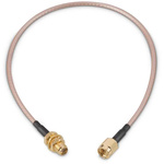 Wurth Elektronik Male SMA to Female SMA Coaxial Cable, 304.8mm, RG316 Coaxial, Terminated
